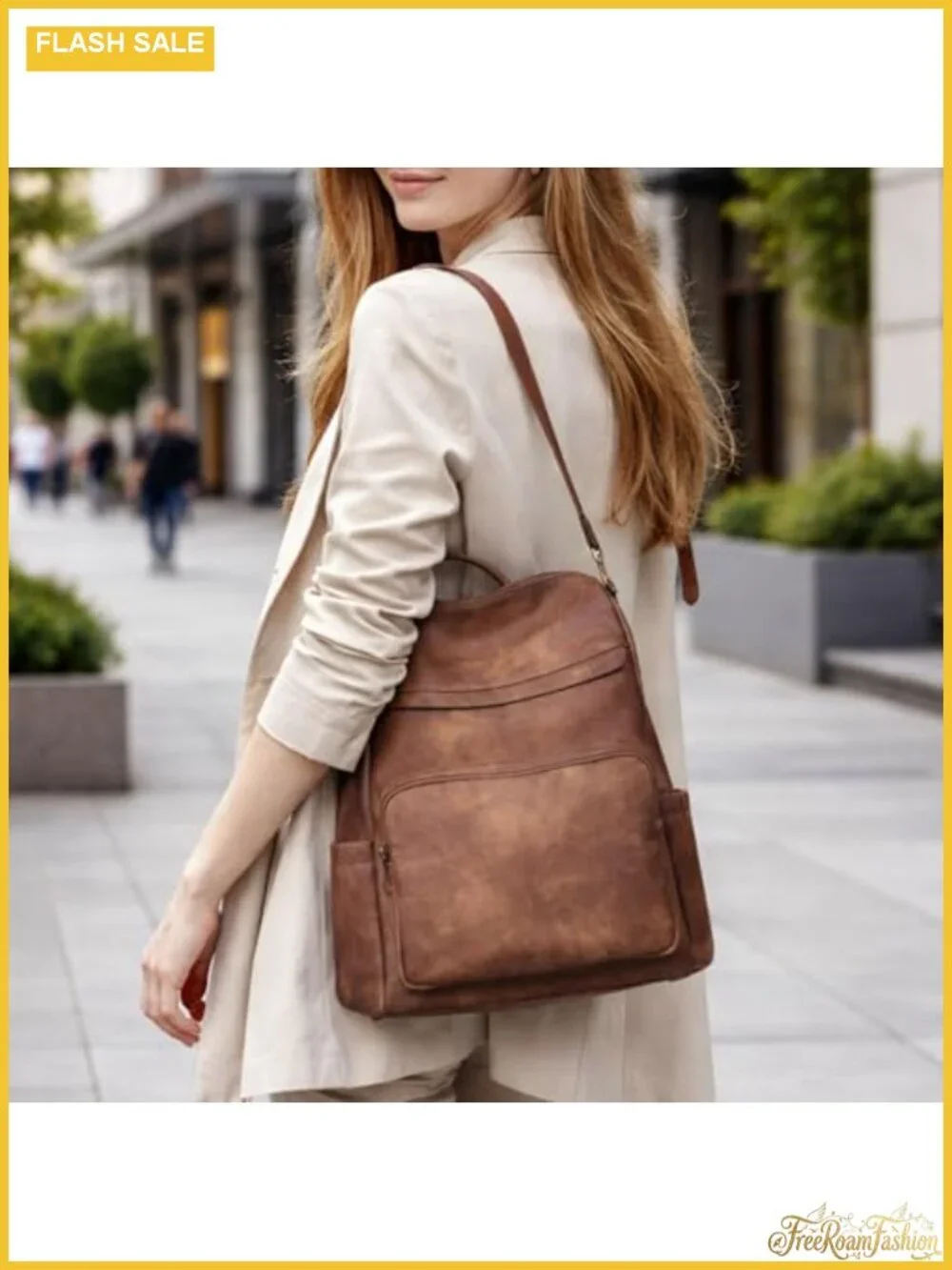 Convertible 3-in-1 Anti-Theft Backpack Purse for Women, Vegan Leather Travel Bag